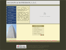 Tablet Screenshot of jacksonmcpherson.com